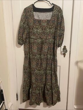 William Morris hand sewn dress size L